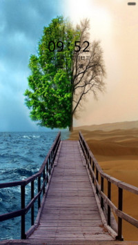 一半海水一半沙