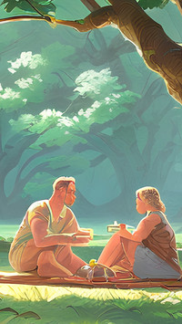People in the jungle