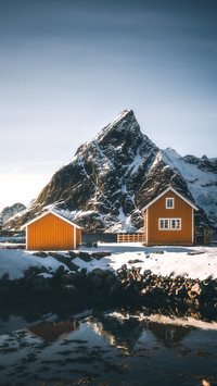 Scenery of Norwegian islands