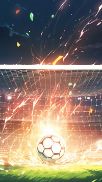 Football on the field