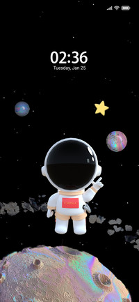 3D astronauts