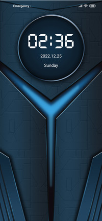 Mechanical blue