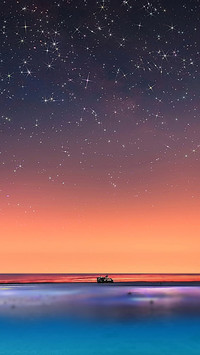 The galaxy is shining