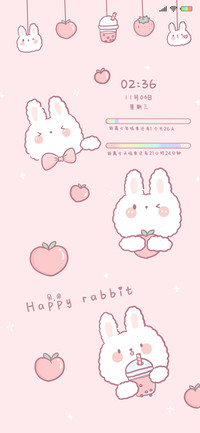 粉色水蜜桃兔叽G