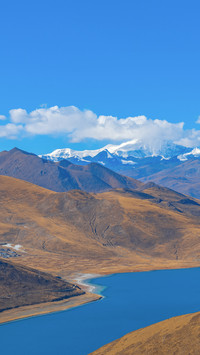 Mountains, rivers, and lakes
