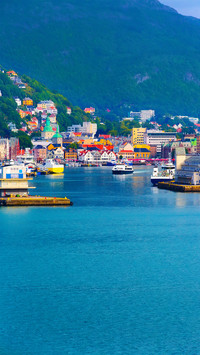 Norwegian Colorful Harbor