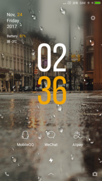 雨滴街角