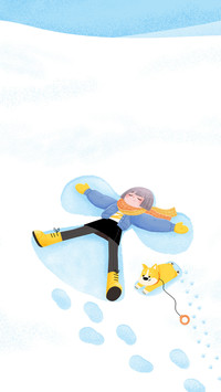 雪地撒欢