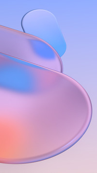 Fantasy geometry pink blue