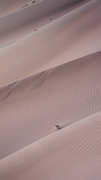 Overlooking the high ground of sand dunes