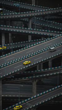 The most complex elevated railway in China