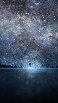 唯美星空风景高清