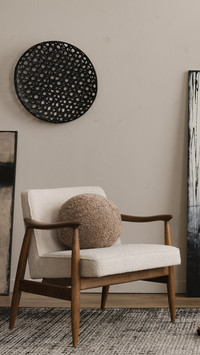 A living room without a coffee table is more grand