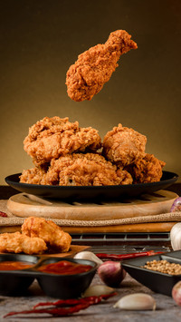 Your fried chicken leg is not crispy 91