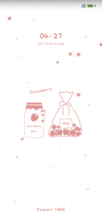 Strawberry milk