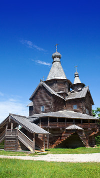 Ancient Wooden Church, Embracing the Peace of Nature