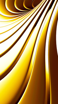Golden abstract striped spiral
