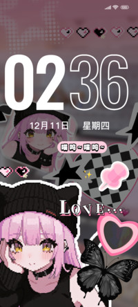 像素风甜酷Girl