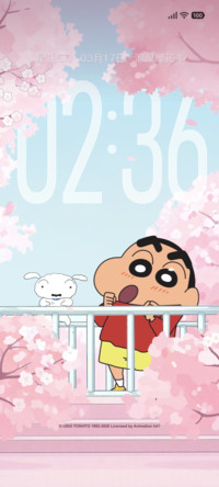 蜡笔小新 浪漫樱花