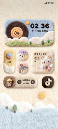 温暖都藏在毛茸茸里