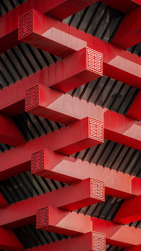 Charming red building 03