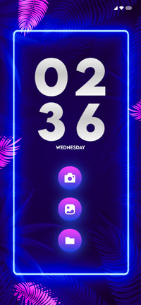Neon Leaf