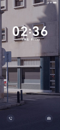 街角日落简约