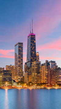 Chicago, Illinois, Usa Downtown Skyline