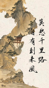 好运治愈文字壁纸-锐景创意