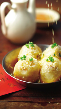 特色小吃生煎包