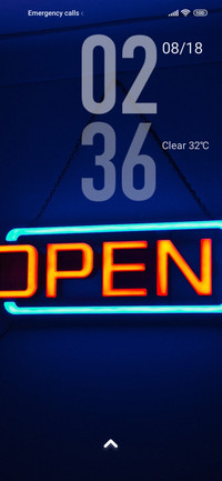 Neon sign