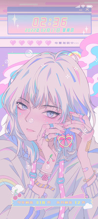 马卡龙少女