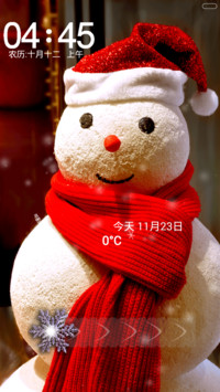 你好，雪人（动态下雪效果）Hello, the snowman.