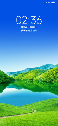 湖光山色