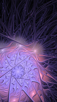 Purple fractal pattern