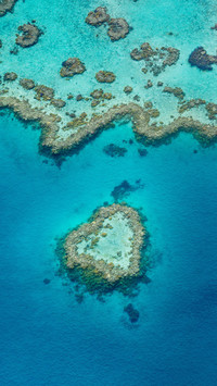 Heartshaped reef