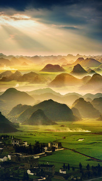 Sunrise in Jinji Peak Forest 9