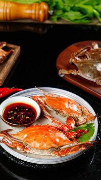 Swimming crab is 18 cheaper than last year