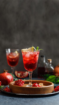 Pomegranate Refreshing Summer Cocktail