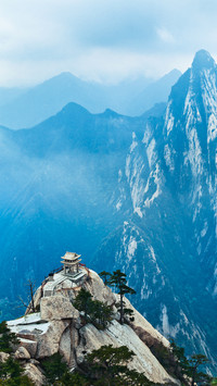 登高临风 绝顶山景