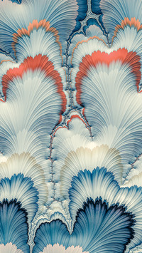 Colorful psychedelic fractal background