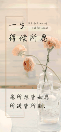 一生得偿所愿