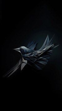 Creative Black Bird