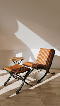 Sunlight shadows on the wall