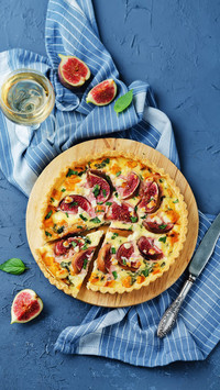 Homemade home edition delicious pizza