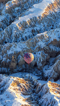 The folds of the cappadocia canyon
