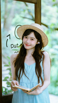 微风邂逅清爽少女