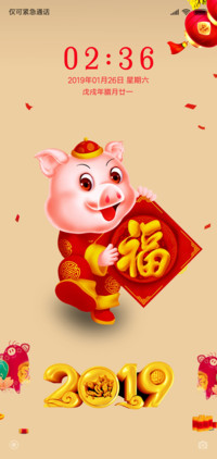 2019 小猪送福