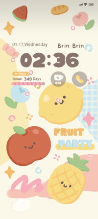 Graffiti fruit