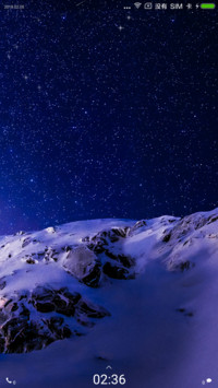 雪夜星空